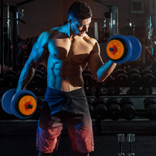 Load image into Gallery viewer, STOZM Weightlifting Accessories Set & Premium Cast Iron Weight Plates with Electrostatic Powder Coating 2x2.5, 4x5, 4x10 (65lbs) for Strength Training Conditioning Workouts, Weightlifting