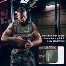 Load image into Gallery viewer, STOZM All Adjustable Weighted Vest / Exercise Vest 43.2lb, Ankle Weights / Leg Weights 12.6lb and Wrist Weights / Arm Weights 10.8lb - Removable Steel Weight Bars Included