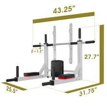 Load image into Gallery viewer, STOZM Pull Up Bar – Multi-Functional 1100lbs Capacity Strength Training Chin Up Bar with 3-Level Height Adjustability