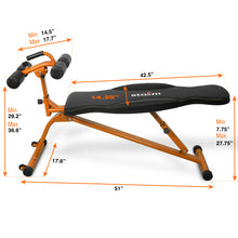 Load image into Gallery viewer, STOZM Adjustable Sit Up Bench / Weight Bench for Full-Body Workout & Strength Training