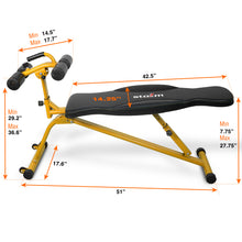 Load image into Gallery viewer, STOZM Adjustable Sit Up Bench / Weight Bench for Full-Body Workout & Strength Training