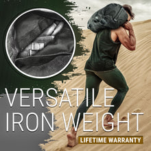 Load image into Gallery viewer, STOZM Iron Weights with Zinc Coating – Ideal for Weight Vests, Wrist Weights, Ankle Weights & Wrist Rollers – Package of 20 Pieces for Home Gym Workout