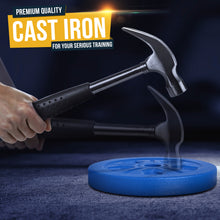 Load image into Gallery viewer, STOZM Premium Cast Iron 1 inch Weight Plate Set 2.5lbs, 5lbs, 10lbs (10 Plates. Total Weight: 65 lbs)