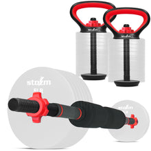 Load image into Gallery viewer, STOZM Weightlifting Accessories Set with Dumbbell/Kettlebell Handles & Connector