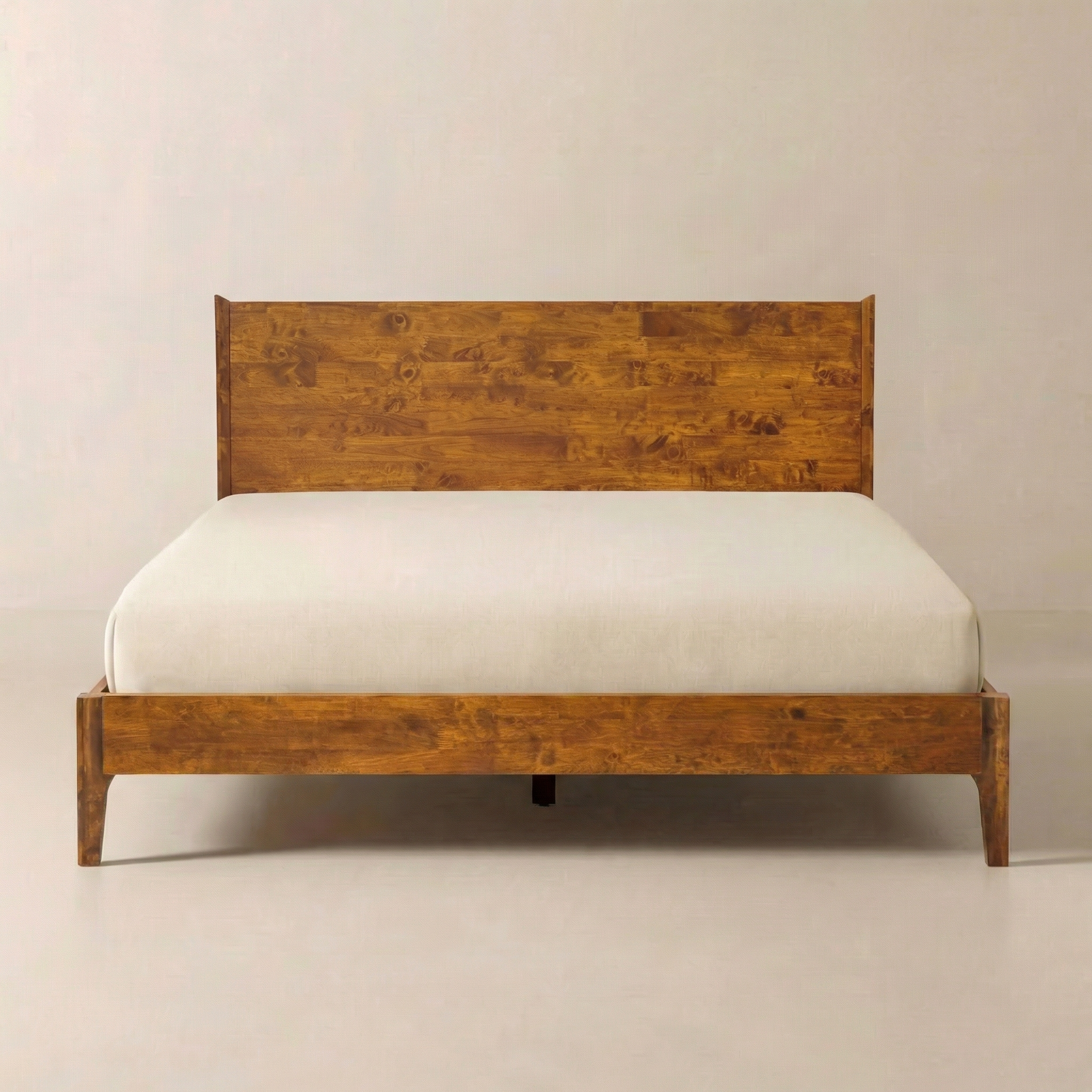Haven Solid Wood Bed Frame with headboard