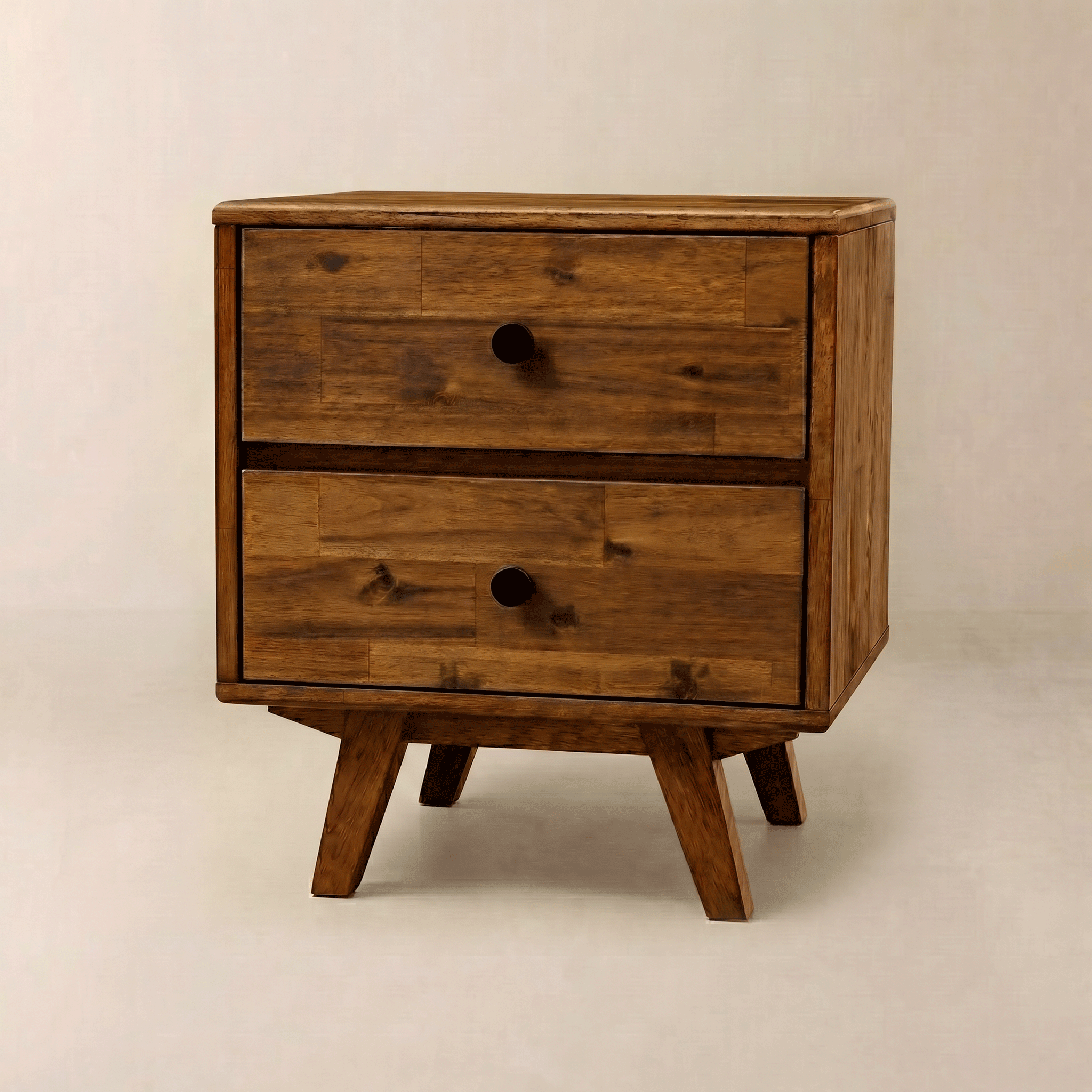Silvia Solid Wood Nightstand