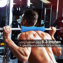 Load image into Gallery viewer, STOZM Max Grips for Dumbbells 5.3-Inch Length with Ergonomic Design – Extreme Barbell Grips 2.25 Inch &amp; 2.75 Inch Outer Diameter
