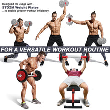 Load image into Gallery viewer, STOZM Premier Dumbbell Handle Set with Handcrafted Wooden Handle – Handmade Wooden Handles Adjustable Dumbbell Set for Weightlifting Strength Training – Collars, Max Gripz and Connector Included to be Used with STOZM Weight Plates
