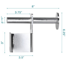 Load image into Gallery viewer, STOZM Set of 2 J-Hooks with Chrome Cover
