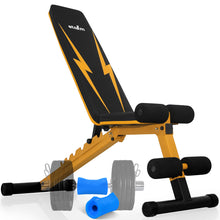 Load image into Gallery viewer, STOZM Combo Adjustable Weight Bench &amp; Max Grips – Flexible Training Equipment for Improving Workout Efficiency (Multiple Options Available)
