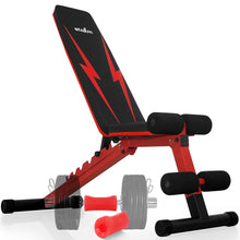 Load image into Gallery viewer, STOZM Combo Adjustable Weight Bench &amp; Max Grips – Flexible Training Equipment for Improving Workout Efficiency (Multiple Options Available)
