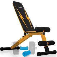 Load image into Gallery viewer, STOZM Combo Adjustable Weight Bench &amp; Max Grips – Flexible Training Equipment for Improving Workout Efficiency (Multiple Options Available)
