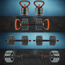 Load image into Gallery viewer, STOZM Weightlifting Accessories Set with Dumbbell/Kettlebell Handles &amp; Connector
