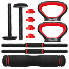 Load image into Gallery viewer, STOZM Weightlifting Accessories Set with Dumbbell/Kettlebell Handles &amp; Connector
